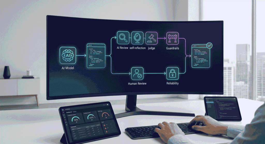 افزایش قابلیت اطمینان؛ ارزیابی، Reflection و AI Review