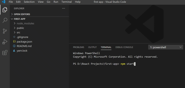 شروع کار با React و ایجاد یک پروژه جدید [بخش اول] > نیک آموز