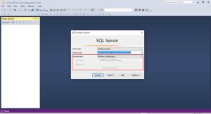انتخاب روش ورود به SQL Server