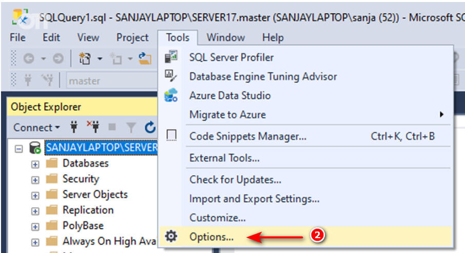 راه حل ذخیره نشدن تغییرات بعد از ایجاد جدول در SQL Server