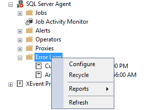 نحوه مدیریت‌ کردن لاگ‌ها در SQL Server