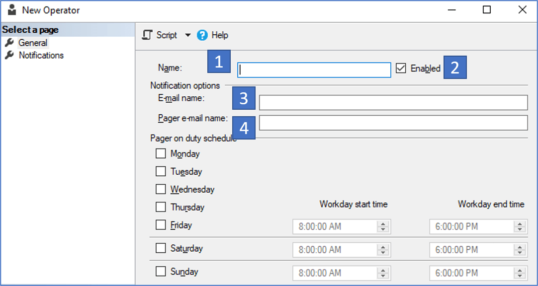 استفاده از Operator ها در SQL Server Agent - نیک آموز