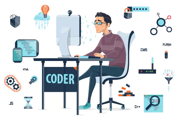 تفاوت بین کدنویس، برنامه نویس ، توسعه دهنده و مهندس نرم افزار