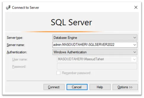 بررسی تنظیمات پیشرفته SQL Server جهت اتصال