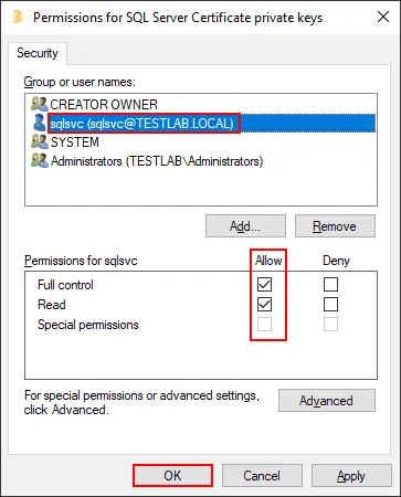 خطاهای احتمالی هنگام فعال سازی TLS در SQL Server