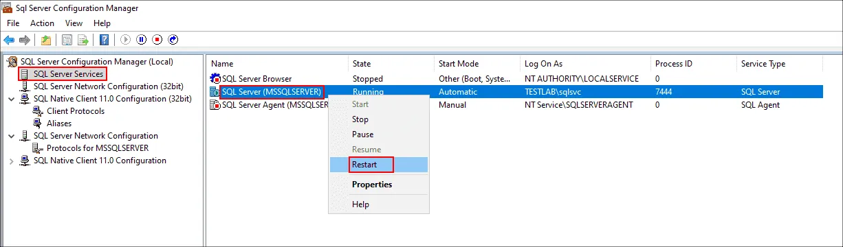 مراحل نصب گواهی TLS روی SQL Server