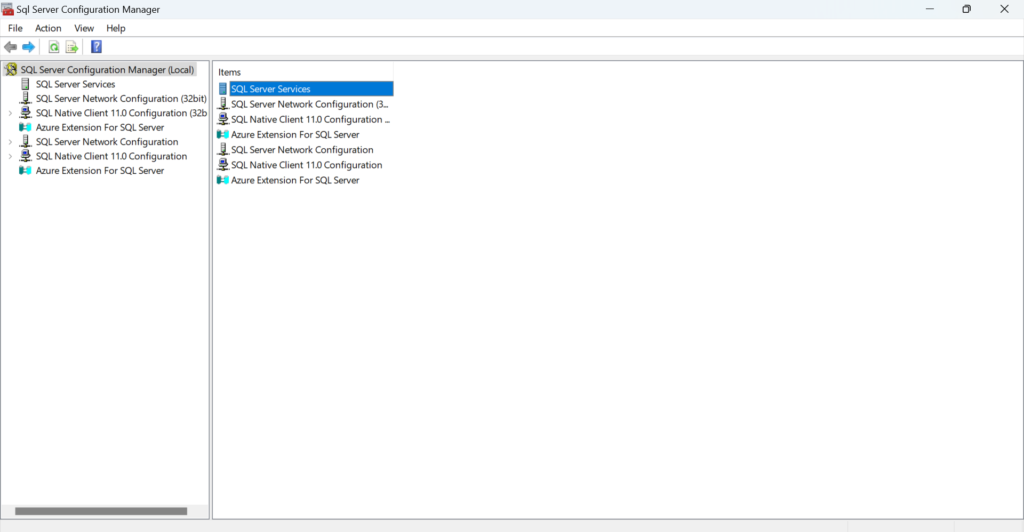 SQL Server Configuration Manager