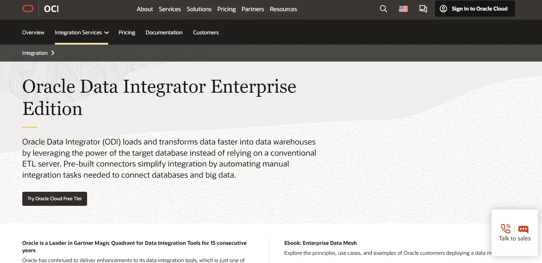 Oracle Data Integrator