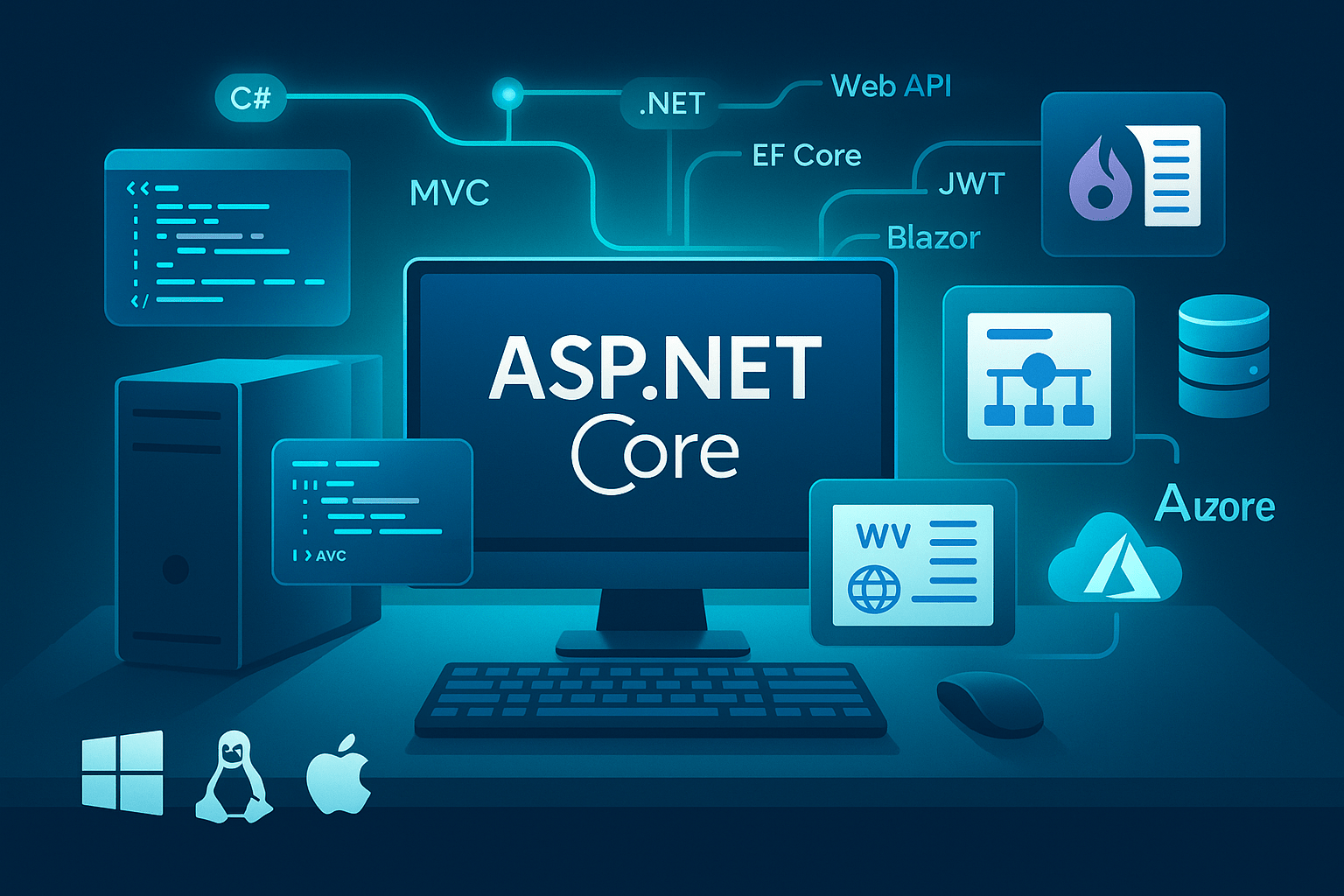 تصویر شاخص صفحه ASP. NET Core