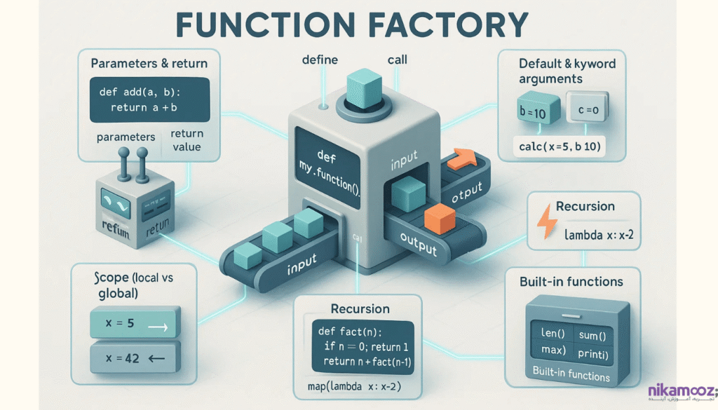 فصل پنجم: توابع (Functions)