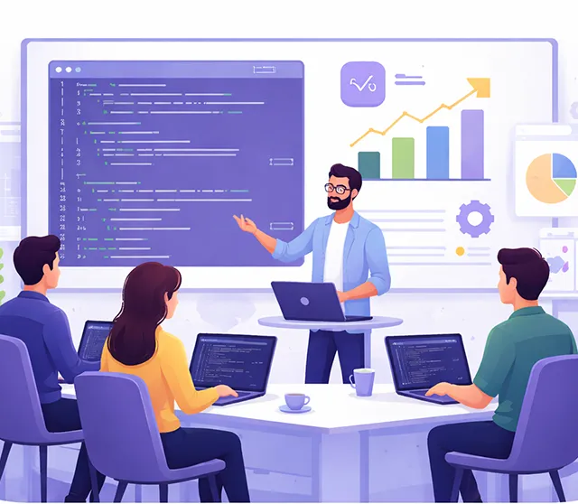هزینه آموزش برنامه نویسی برای تیم‌
